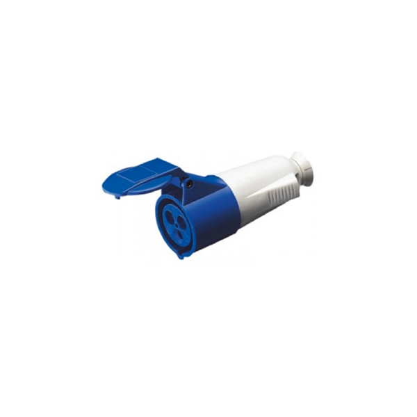 Presa volante 2P+T 16A 230V H6 IP44 VB