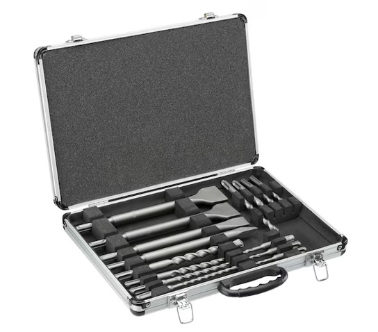 Set di punte e scalpelli SDS plus da 15 pezzi in valigetta di alluminio DT9679-QZ DeWalt